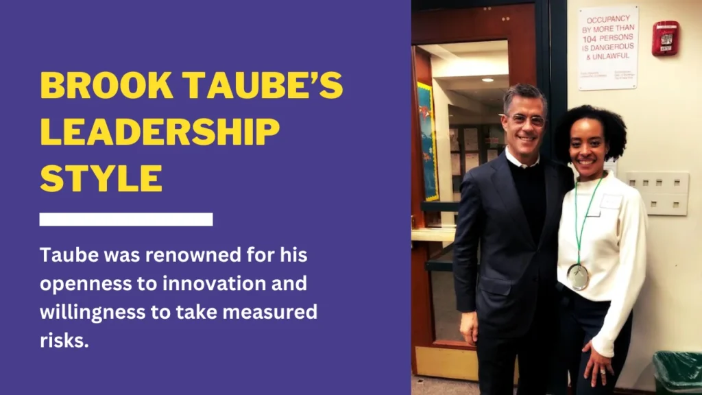 Brook Taube’s Leadership Style