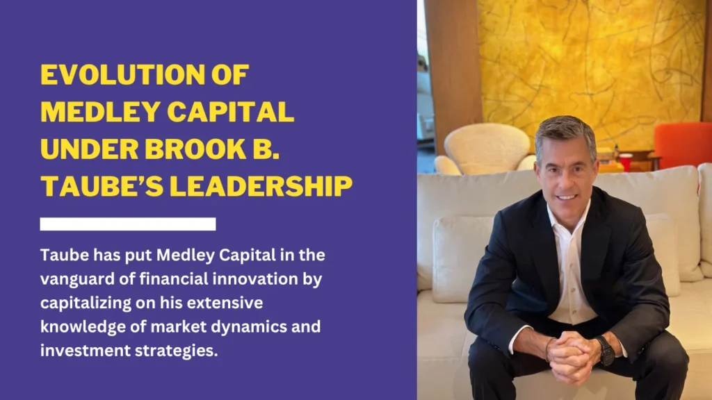 Evolution of Medley Capital Under Brook B. Taube’s Leadership