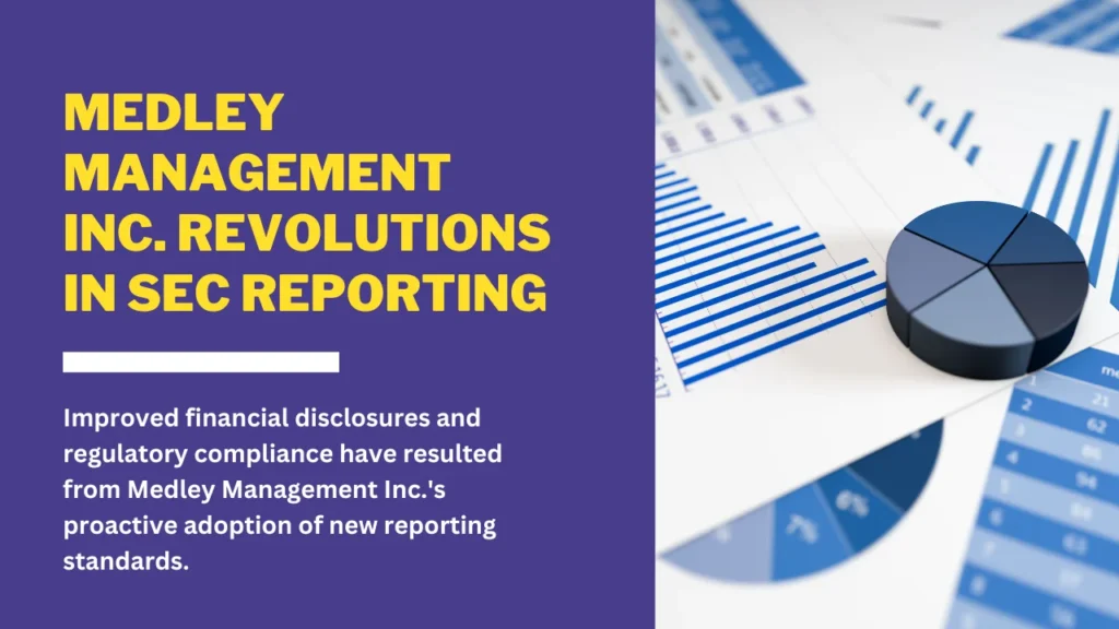 Medley Management Inc. Revolutions in SEC Reporting