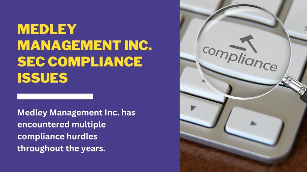 Medley Management Inc. SEC Compliance Issues