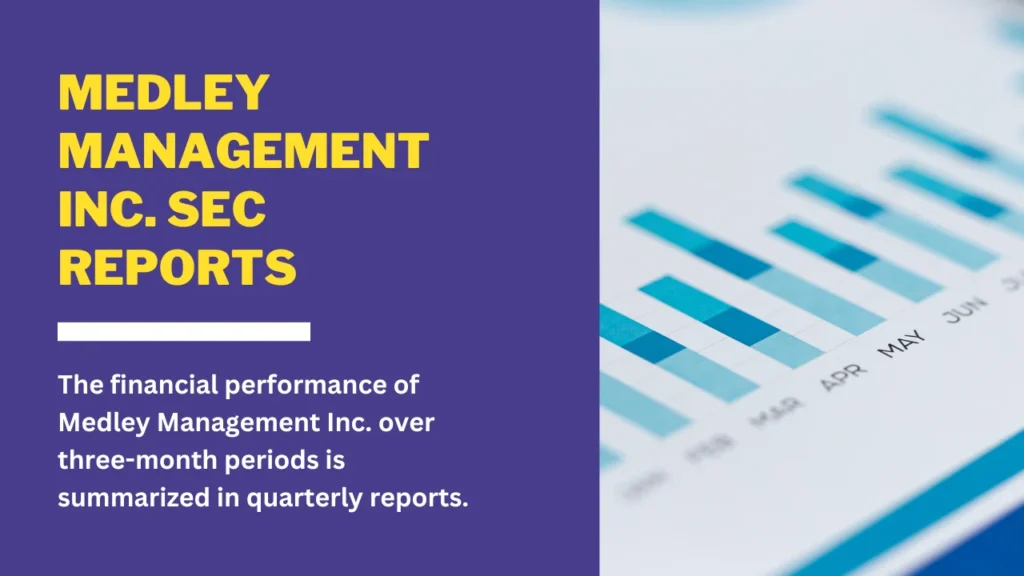 Medley Management Inc. SEC Reports