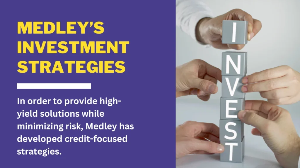 Medley’s Investment Strategies