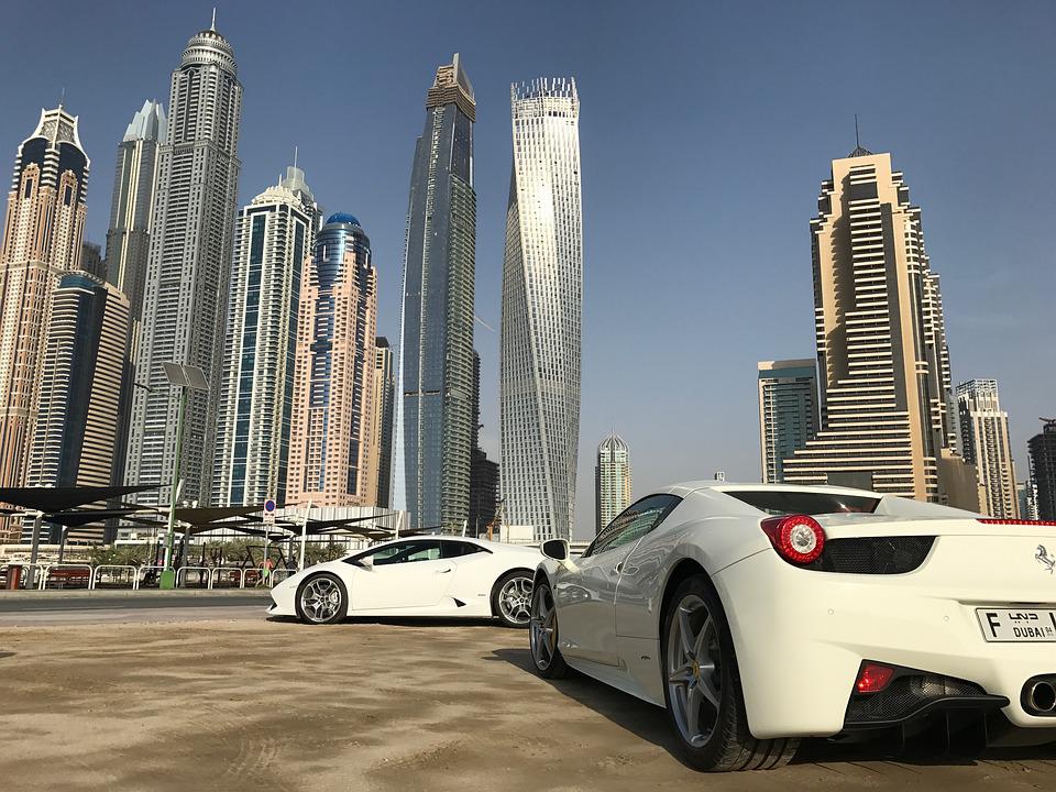 dubai marina car